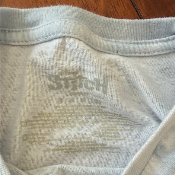 Disney Stitch Kids T-Shirt - Pink and Blue on White - Picture 4 of 6